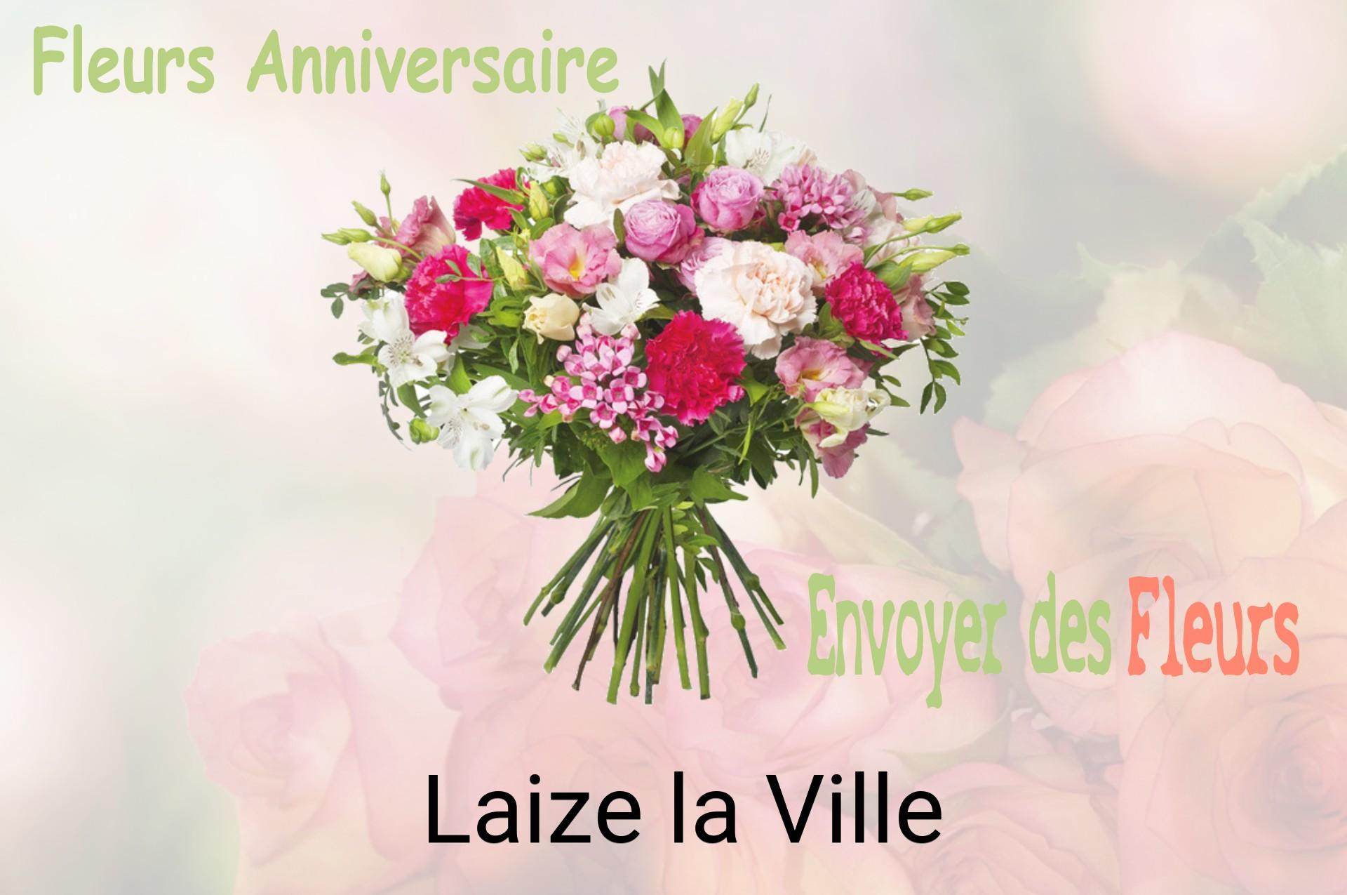 Bouquet de fleurs d’anniversaire livré à Laize-la-Ville