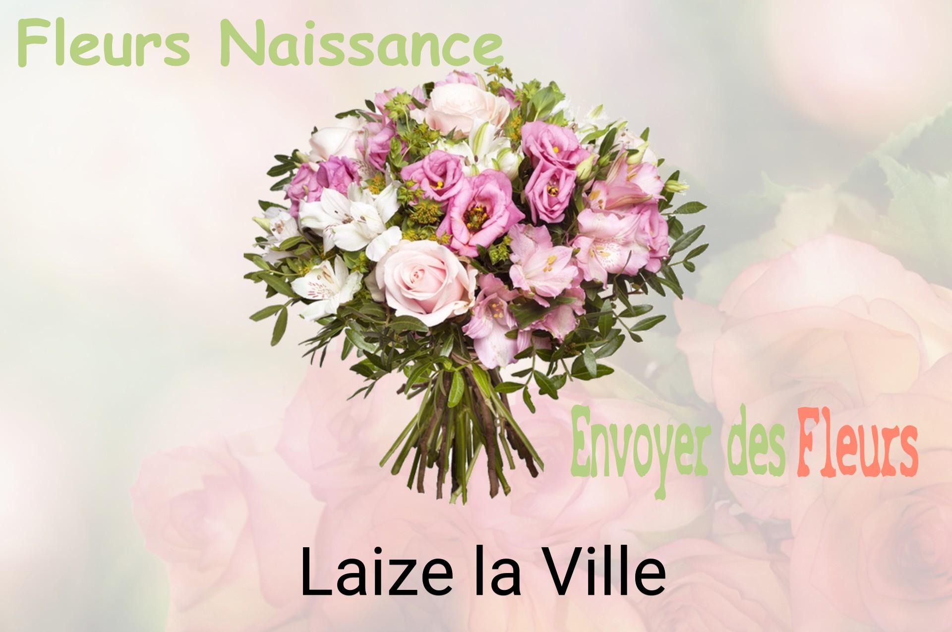 Bouquet de fleurs de naissance livré à Laize-la-Ville
